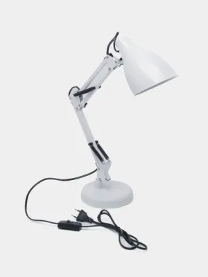 Настольный светильник ЭРА N-123-Е27-40W-W, белый, классический дизайн