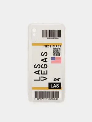 Чехол для Xiaomi Redmi "Las Vegas", силиконовый, прозрачный