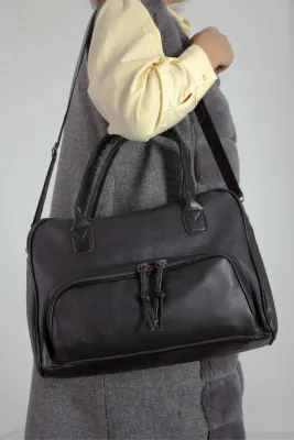Женская сумка с двумя отделениями SHK Bag MYZ0000000073 Черный
