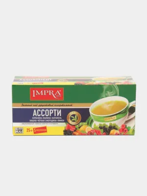 Зеленый чай IMPRA Flavour Collection, 30 * 2 гр