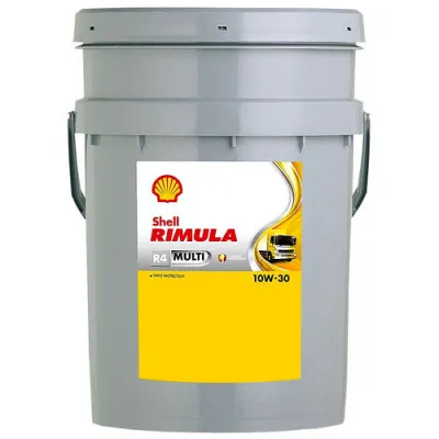 Shell Rimula R4 MULTI 10W-30, dizel dvigatellar uchun motor moylari