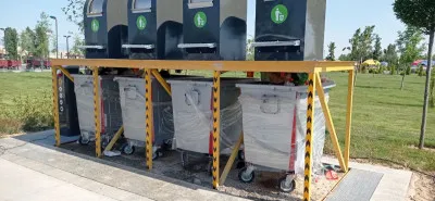 Подземные мусорные системы с подъемной платформой