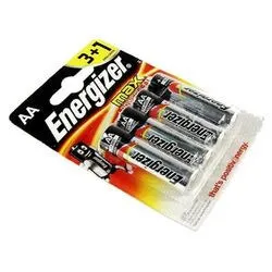 Батарейки Energizer  AA BP4 3+1 E300159801