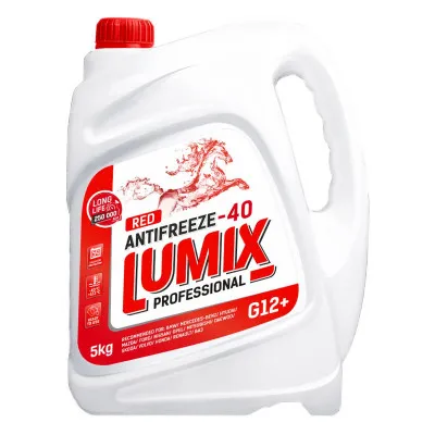 Антифриз LUMIX -40 G-12 RED 1/5/10 кг