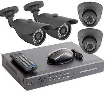 Камеры видеонаблюдения 4 DVR