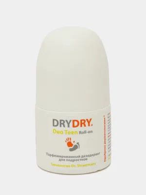Парфюмированный дезодорант DRYDRY Deo Teen Roll-on, для подростков