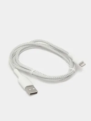 Кабель Belkin USB-A Lighting Braided White