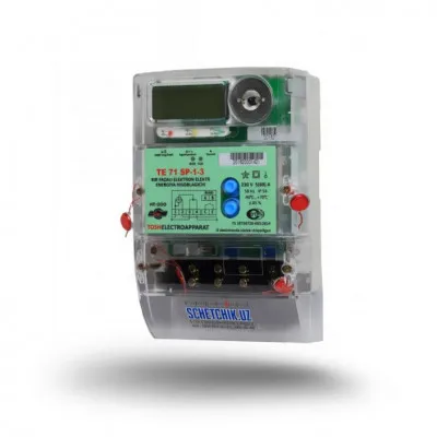 Cчётчик электроэнергии 1-фазный | TE71 SP-1-3 | 220V 5-60A | PLC-модем