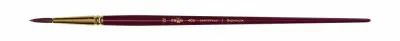 Кисть художественная, синтетика бордовая, Гамма "Вернисаж", круглая, длинная ручка №22