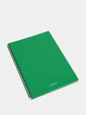 Тетрадь общая с пластиковой обложкой на спирали ErichKrause Classic, зеленый, А4, 60 лист