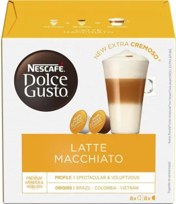 Кофе Nescafe Dolce Gusto Latte Macchiato в капсулах , 8 порций (16 капсул)