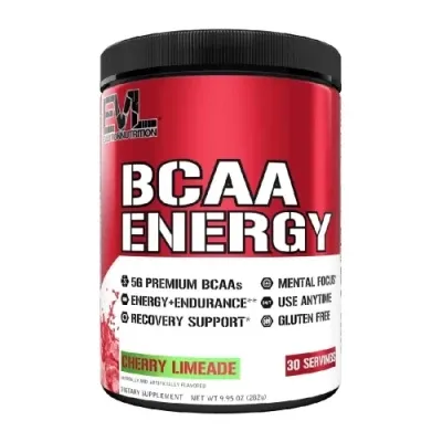 EVLution Nutrition, BCAA ENERGY (Cherry Limeade), Бсаа энержи вишневый лаймад, 30servings (282gг)
