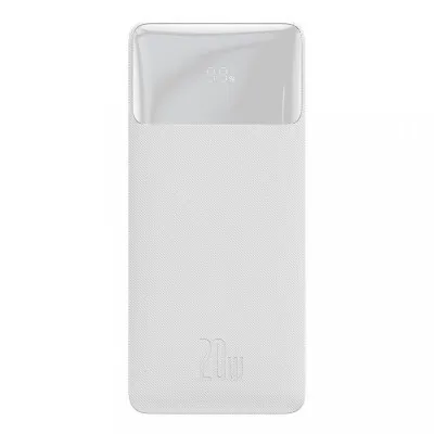 Внешний аккумулятор Baseus Bipow Digital Display Power bank 30000mAh 20W Белый (PPDML-N02)