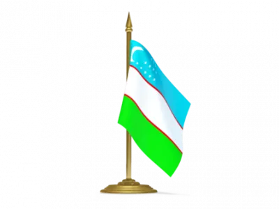 Флаг Узбекистана настольный без подставки