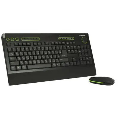 Клавиатура компьютерная в ком-те с мышью Defender I-Space 875 Nano B (Black)