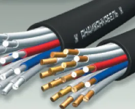 Контрольный кабель с медными и алюминиевыми жилами с изоляцией из поливинилхлоридного пластиката