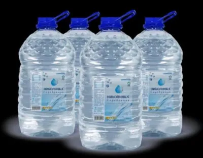 Вода питьевая «НИКОЛИНКА - СЕРЕБРЯНАЯ» негазированная доставка от 4-х шт.(1 упаковка)