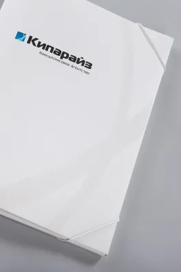Фирменная папка с логотипом кипарайз