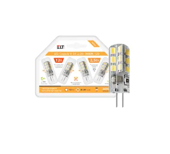 Светодиодные капсульные лампы  LED Capsule-S G4 2,5Вт 3000K 12В ELT