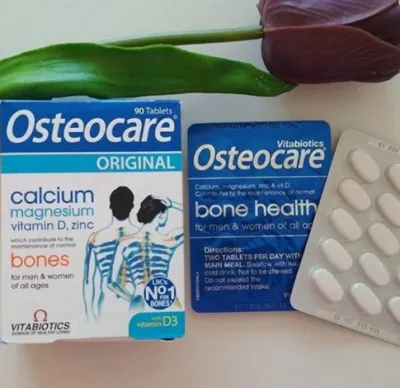 Комплекс витаминов для здоровых костей Vitabiotics Osteocare Calcium Magnesium (90 шт.)