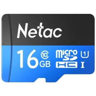 Карта памяти Netac microSDHC 16 GB Class 10 + SD adapter