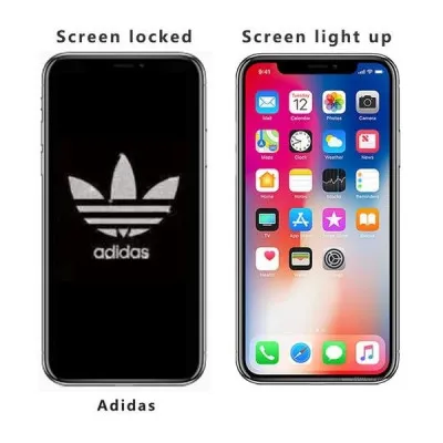 Защитная пленка для экрана из закаленного стекла с рисунком (Adidas) Iphone Xs Max