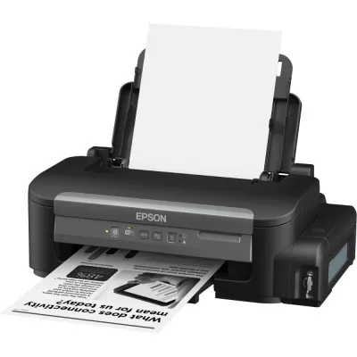Принтер Epson WorkForce M105 (A4, струйный, 34 стр / мин, 1440x720 dpi, 1 краска, USB2.0, WiFi)