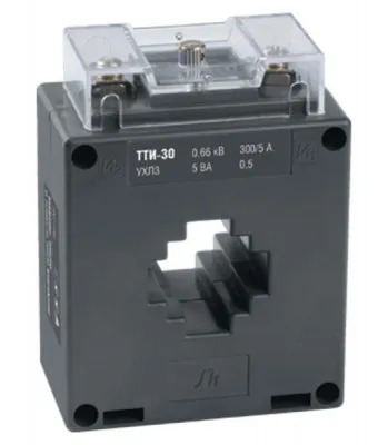 Трансформатор тока ТТИ-30 от 150/5А до 300/5А 5ВА класс 0,5 ИЭК