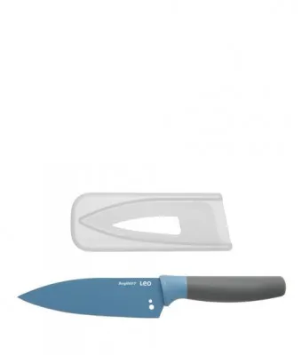 Кухонный нож с отверстиями 14 см в чехле Leo BergHOFF