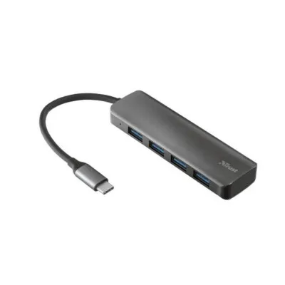 Концентратор TRUST HALYX USB-C 4-PORT USB3.2 HUB