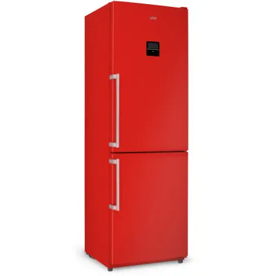 Холодильник Artel HD 364RWEN, красный