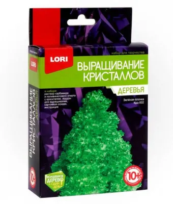 Набор для выращивания кристаллов Зеленая елочка Lori