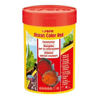 Корм для аквариумных рыб discus color red 250мл