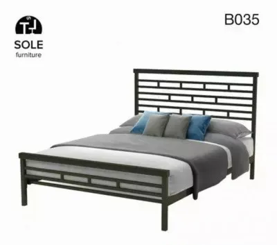 Двуспальная кровать в стиле Loft N2