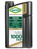 Синтетическое масло YACCO VX1000 FAP 5W40 2L