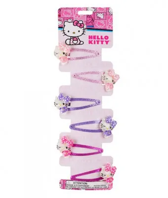 Заколки для девочки  Hello Kitty (6 шт)