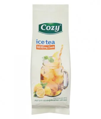 Растворимый чай со вкусом лимона Ice tea Cozy, 400 гр