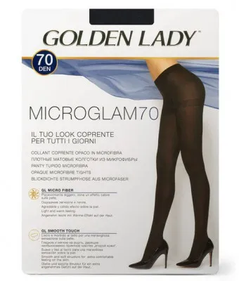 Колготки Golden Lady Micro Glam  Nero (черные), 70 ден