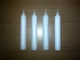 Свечи декоративные (Белый цвет)