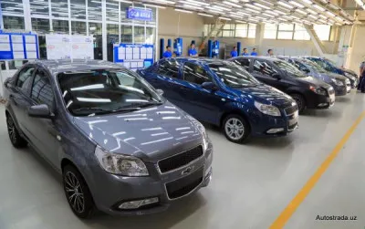 Легковые автомобили GM Uzbekistan в лизинг