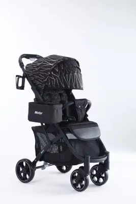 Легкая складная портативная детская коляска m301 grey