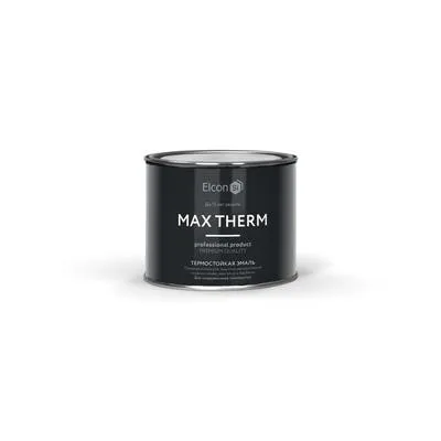 Термостойкая антикоррозийная эмаль Max Therm черный 0,4кг; 1000°С