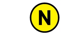 Наклейка «N» EKF PROxima