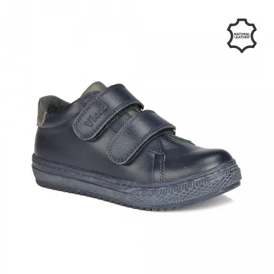 Школьная кожаная обувь Hugo (темно-синие)