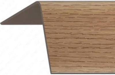 Обойные углы из ПВХ деревянное, текстурные цвета