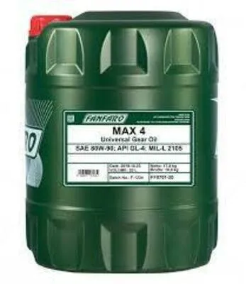 Трансмиссионное масло Fanfaro_MAX-4 GL4_80W90_20 л