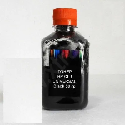 Цветной тонер HP СLJ (50 гр) черный