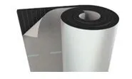 Резиновая рулонная алюминиевая фольга с самоклейкой 6 * 1000( 1рул = 30м2)