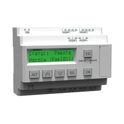 СУНА-121 контроллер для групп насосов с поддержкой датчиков
