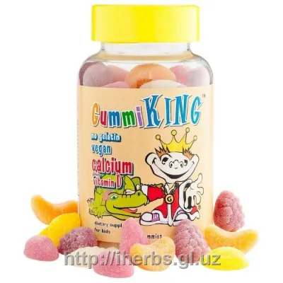 Gummi King, Кальций с витамином D для детей